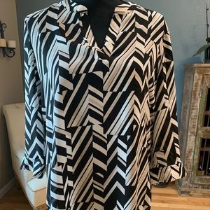 Anne Klein Tunic Style Top